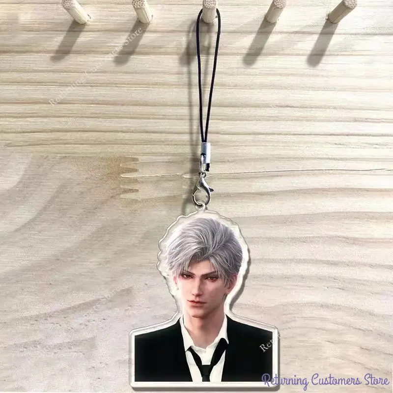 1/5Pcs Game Love & Deepspace Xavier Zayne Rafayel Sylus Caleb Keychains DIY Pendants Decorative Backpack Accessories Ornaments