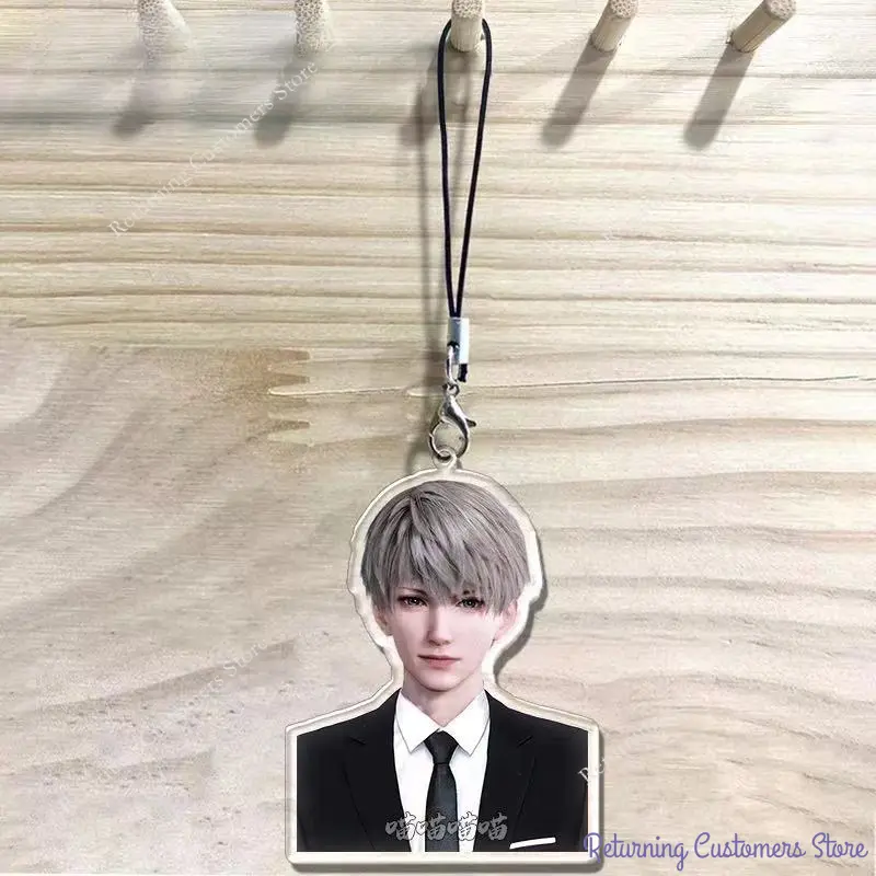 1/5Pcs Game Love & Deepspace Xavier Zayne Rafayel Sylus Caleb Keychains DIY Pendants Decorative Backpack Accessories Ornaments