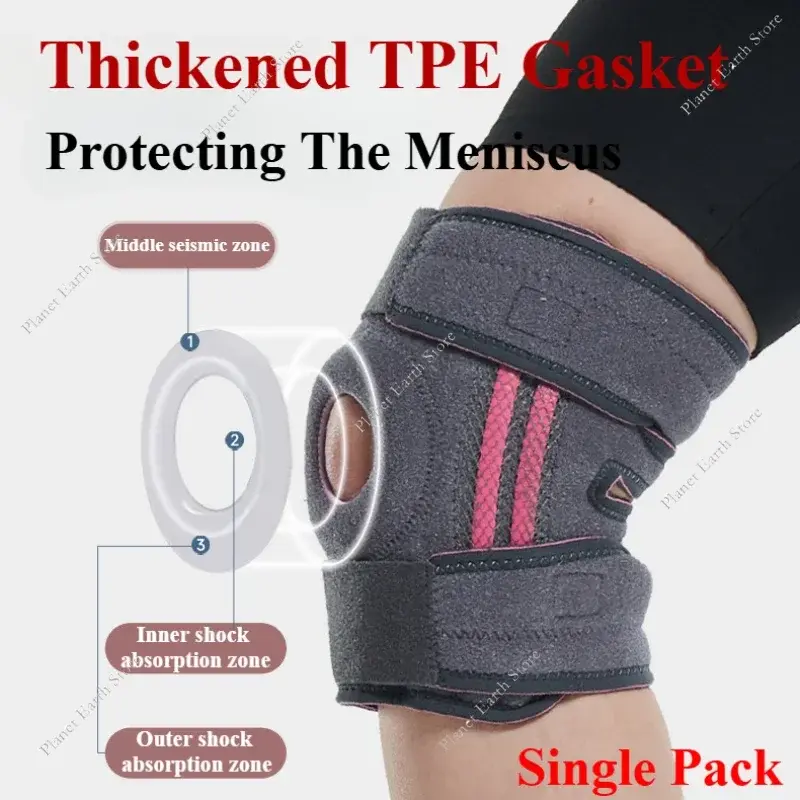 1PC Summer Sport Adjustable Orthopedic Knee Pad Knee Brace Support Patella Protector Adjustable Kneepad Guard Meniscus Unisex