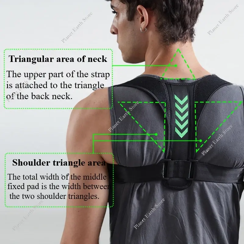 New Posture Corrector Back Orthopedic Straps for Men and Women Scoliosis and Hunchback Correction Adjustable Posture Trainer