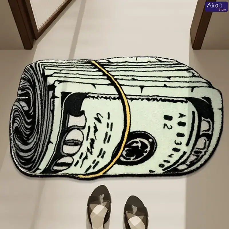 Creative Dollar Rug Bedroom Bedside Floor Mats Soft Bedroom Carpets Living Room Area Rugs Home Decor Living Room Area Rugs
