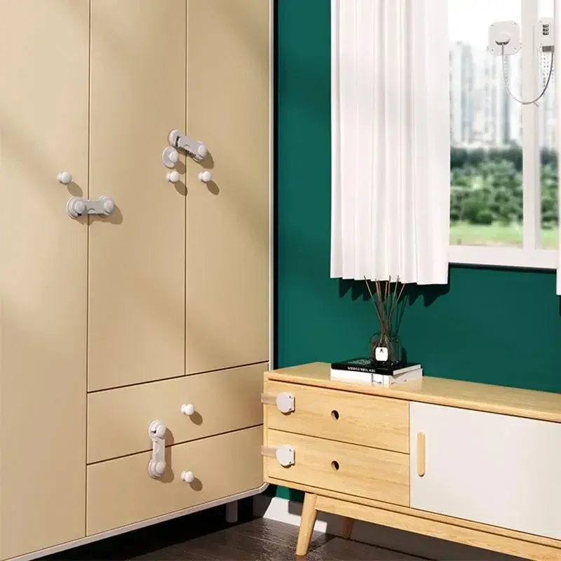 Child Safety Lock Cabinet Baby Lock Fridge Drawer Child Secur Door Closure Kid Protector Furniture Children Security Lock Baby