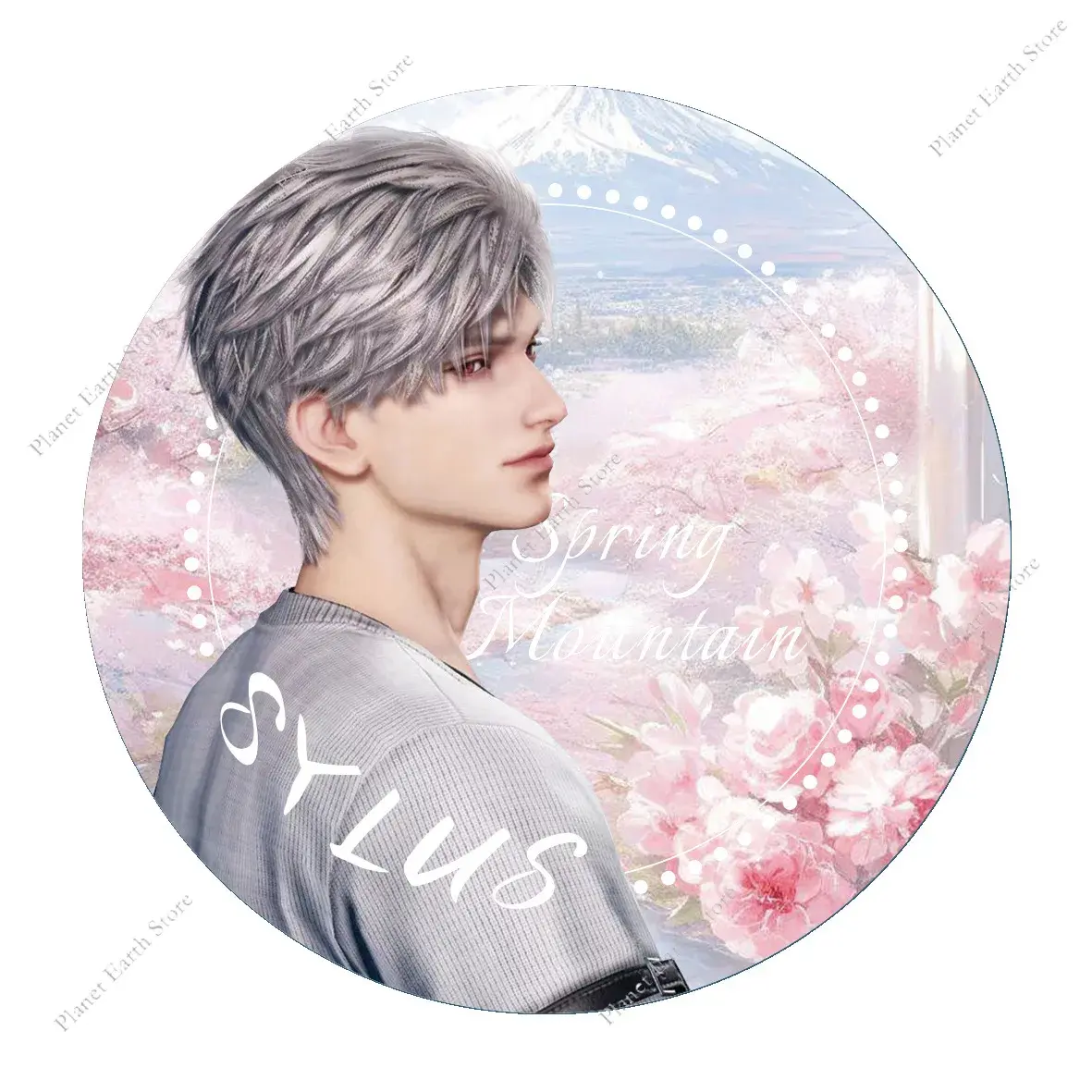 New Game Love & Deepspace Sylus Xavier Rafayel Zayne Homemade 58/75MM Anime Badges Emblem Brooch Cosplay Cartoon Fans Gifts