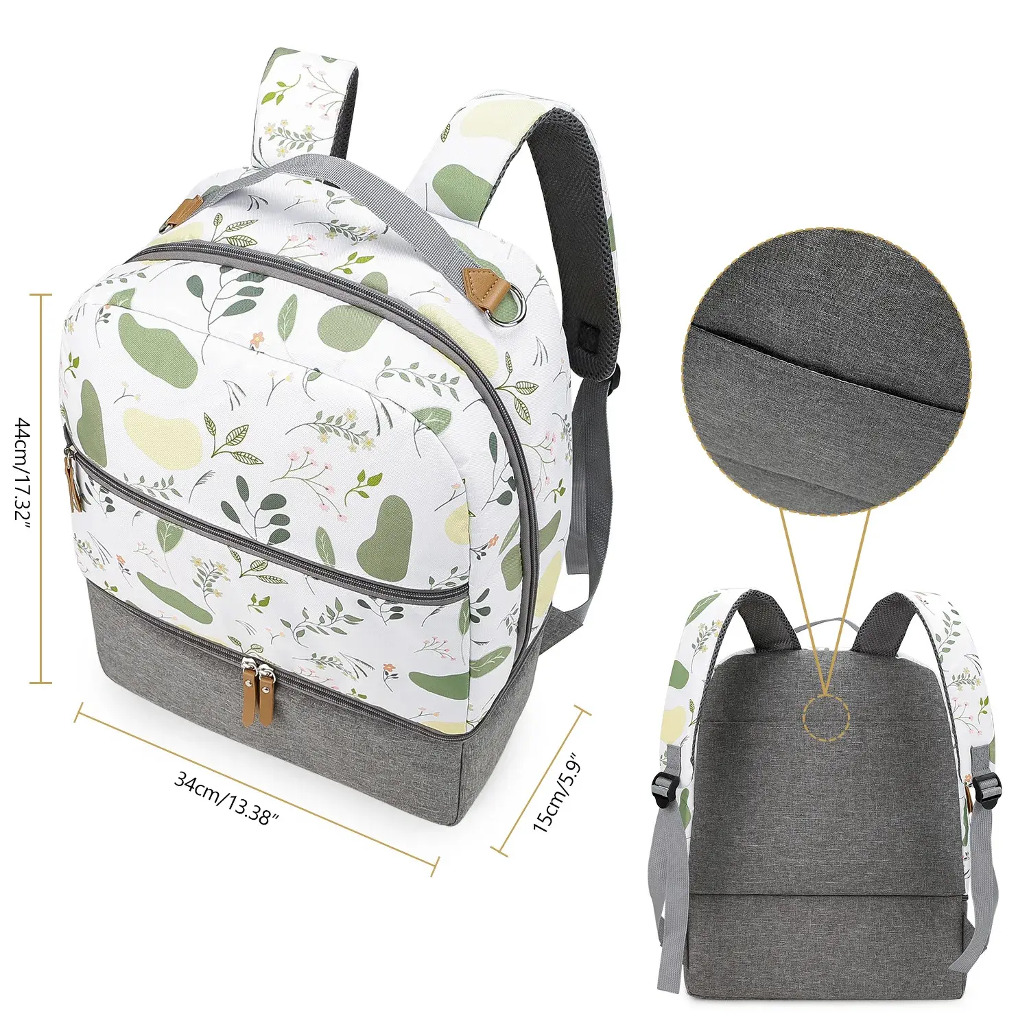Mummy Large Capacity Diaper Bag Backpack Outdoor Travel Diaper Maternity Bag Baby Diaper Bags Mom Double Layer Pumping Bag