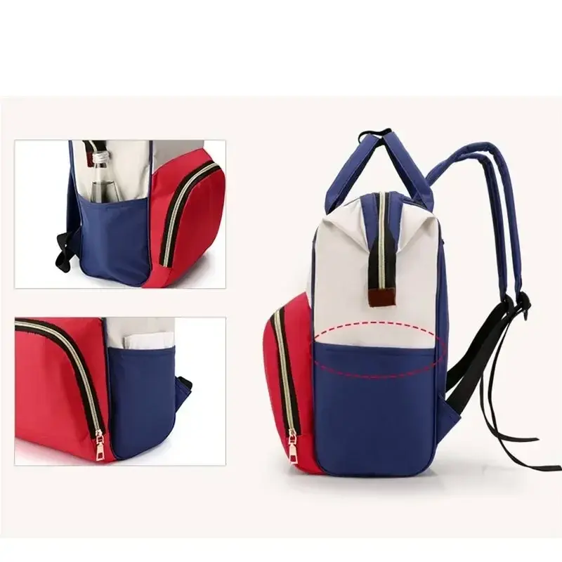 New Diaper Bag Mummy Backpack Large Capacity Bag Mom Baby Multi-function Waterproof Outdoor Travel Diaper Bags Baby Care 2025