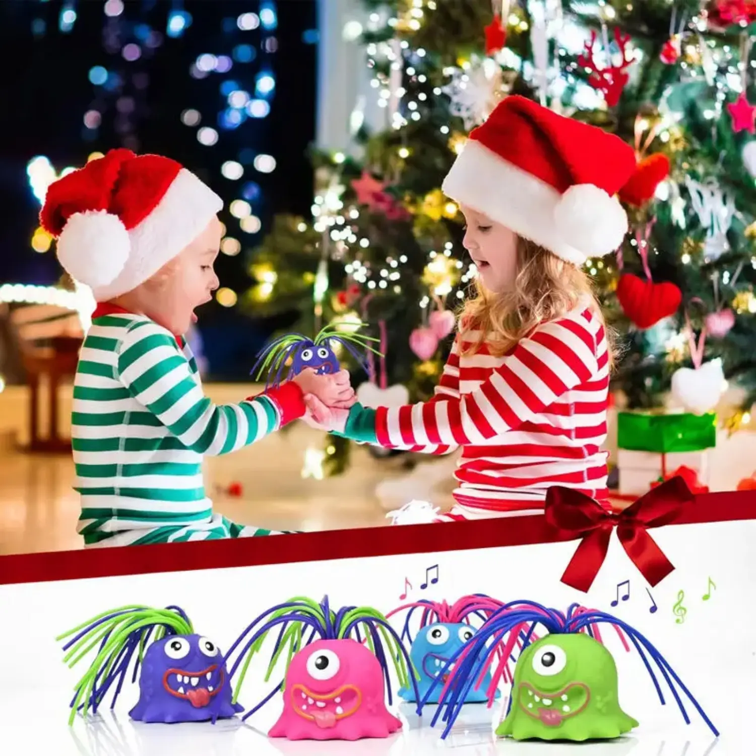 Creative Novelty Funny Hair Pulling Will Be Screaming Little Monster Toys Children and Adult Decompression Relaxation Toy