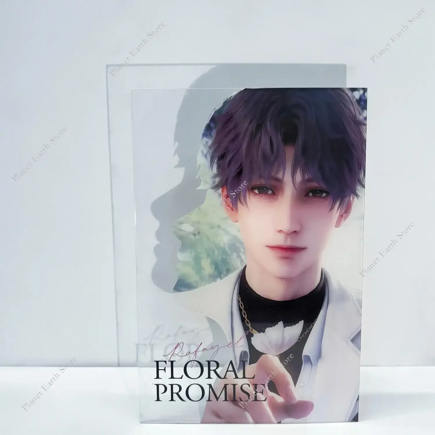 1/5Pcs Love and Deepspace Sylus Rafayel Zayne Xavier Caleb Creative Acrylic Card Anime Shadow Card Desktop Decorative Ornaments
