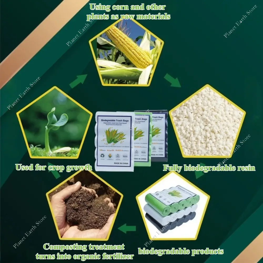 Portable Toilet Bags Camping Toilet Bags Biodegradable Toilet Bags for 1.2-13 Gallon Breakable Storage Bag New 30-240Pcs