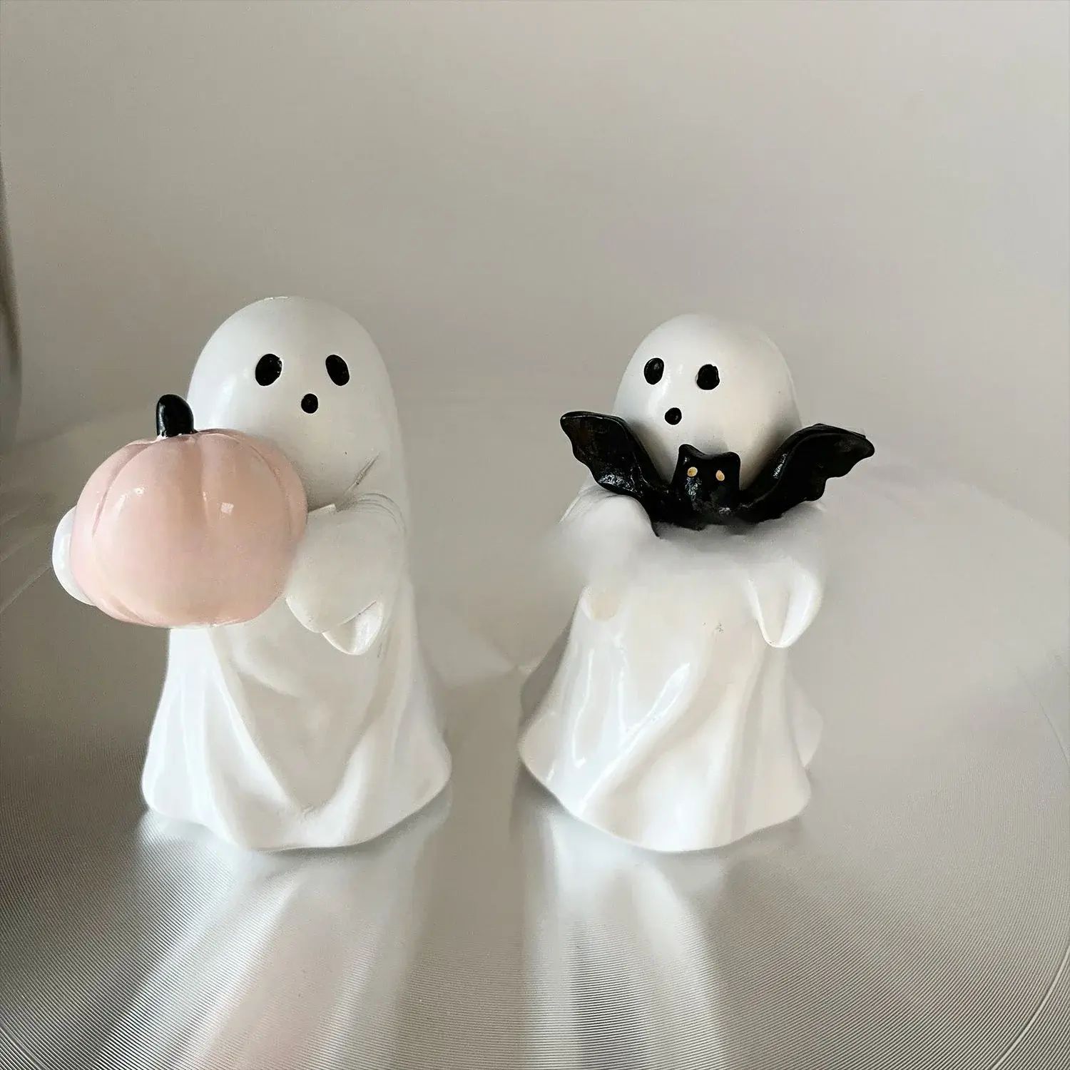 Halloween Ghost Walking Dog Statue Ghost Walking His Ghost Dog Halloween Ghost Dog Statues Halloween Tabletop Home Decoration