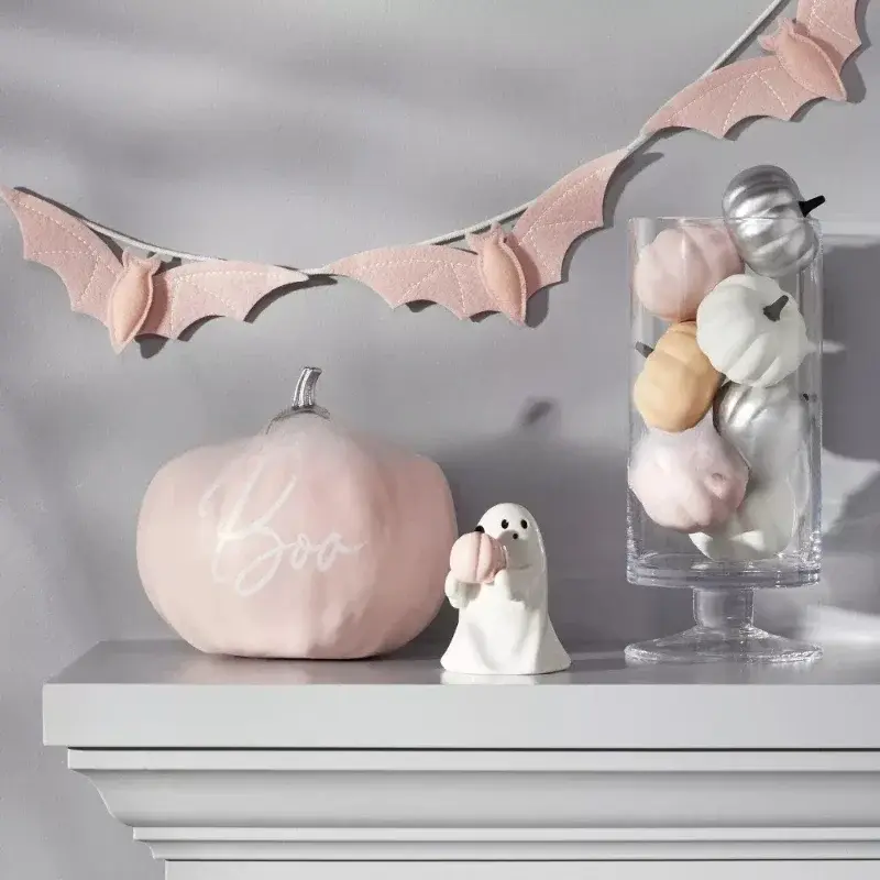Halloween Ghost Walking Dog Statue Ghost Walking His Ghost Dog Halloween Ghost Dog Statues Halloween Tabletop Home Decoration