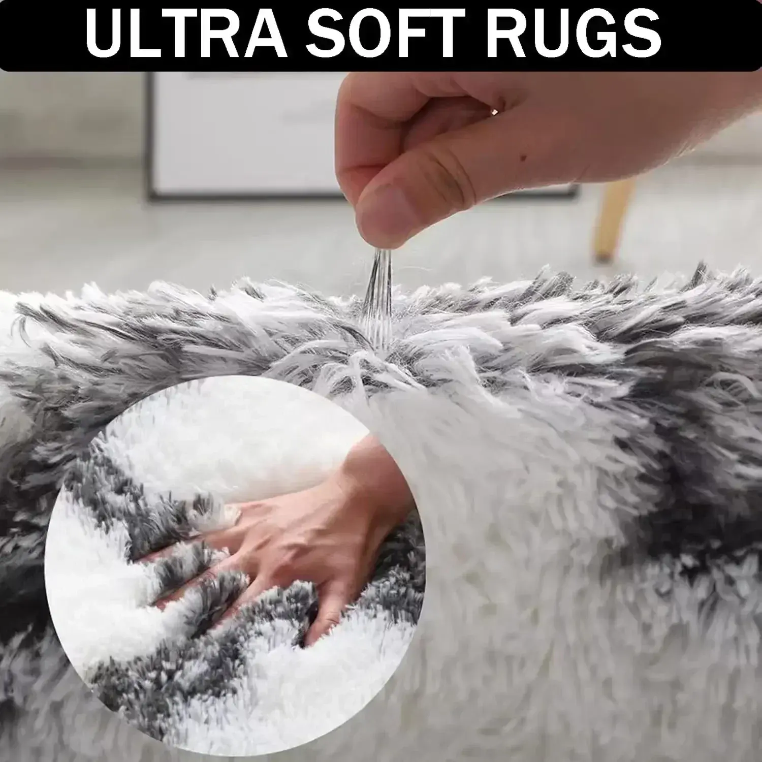 Plush Carpet Living Room Decoration Children Bedroom Carpet Fluffy Mat for Hallway Rugs Bed Room Floor Fluffy Mats Plaid Carpet