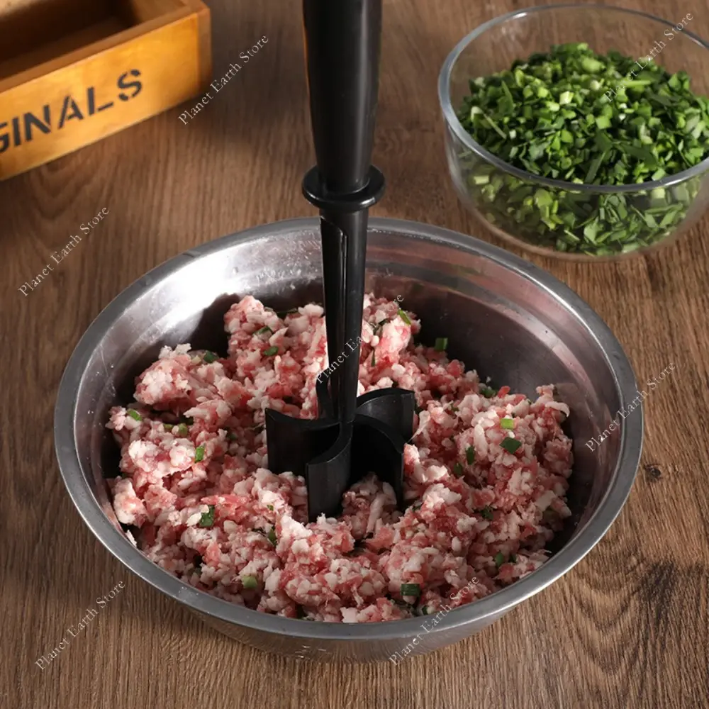 Kitchen Meat Chopper Ground Beef Masher Mixing Multifunctional Meat Masher Potato Masher Hamburger Chopper Kitchen Tool 1/2Pcs