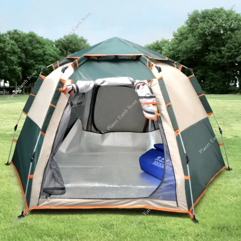Outdoor Double-sided Moisture-proof Aluminum Foil Foam Pad Waterproof & Dustproof Camping Picnic Mat Foldable Outdoor Tent Mat