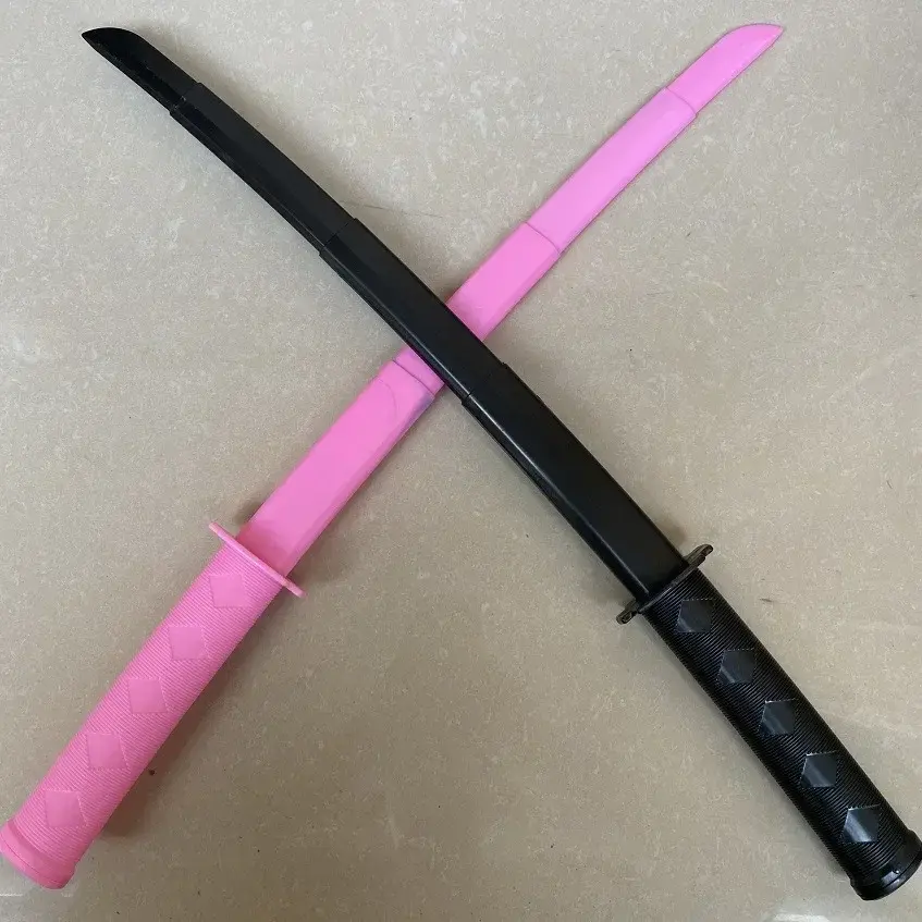 3D Printing Knife Pink Black Gravity Retractable Toy Katana Sword Decompression Toy Cosplay Props Birthday Gift for Friend