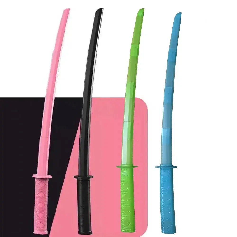 3D Printing Knife Pink Black Gravity Retractable Toy Katana Sword Decompression Toy Cosplay Props Birthday Gift for Friend