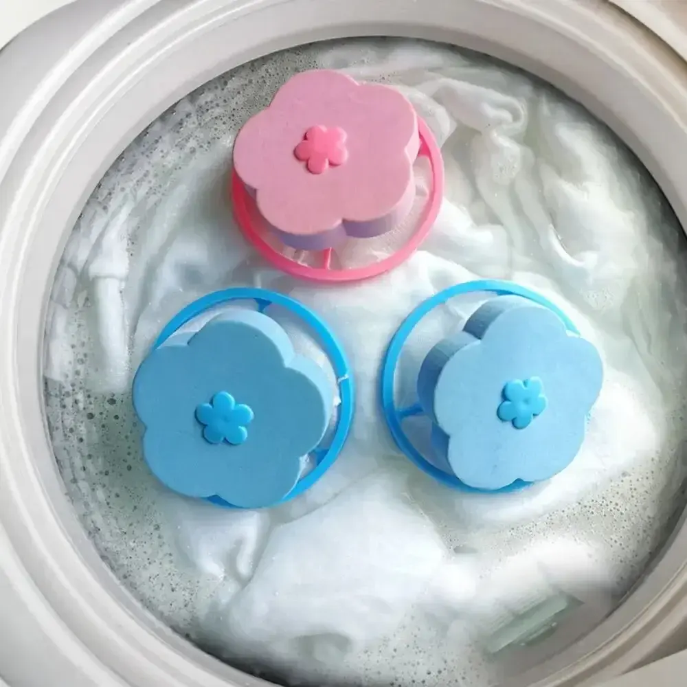 1-10pcs Washing Machine Floating Lint Filter Bag Reusable Laundry Ball Clothes Hair Cleaning Tools Hair Catcher Hair Remover