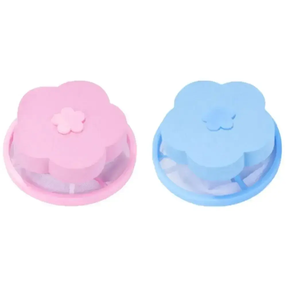 1-10pcs Washing Machine Floating Lint Filter Bag Reusable Laundry Ball Clothes Hair Cleaning Tools Hair Catcher Hair Remover