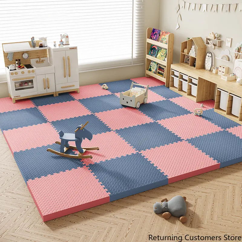 2.5CM Thick Baby Play Mats EVA Foam Puzzle Mat Children Room Activities Mat For Baby Interlock Floor Carpet Exercise Rugs 30CM