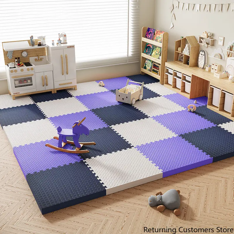 2.5CM Thick Baby Play Mats EVA Foam Puzzle Mat Children Room Activities Mat For Baby Interlock Floor Carpet Exercise Rugs 30CM
