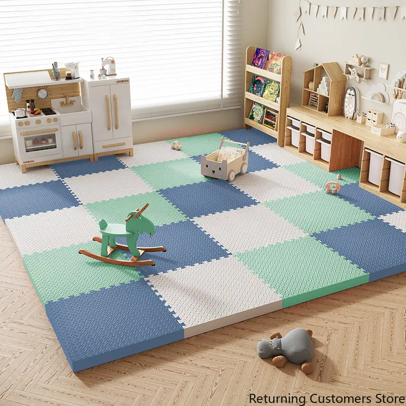 2.5CM Thick Baby Play Mats EVA Foam Puzzle Mat Children Room Activities Mat For Baby Interlock Floor Carpet Exercise Rugs 30CM
