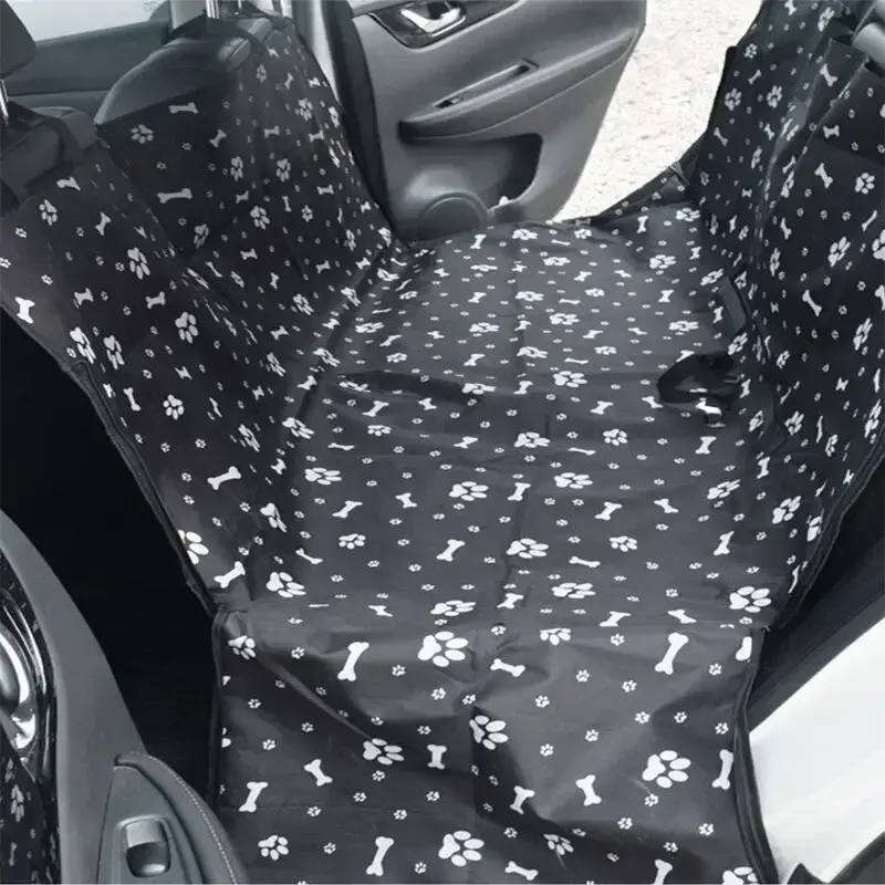 Waterproof Pet Dog Car Seat Cover Protector Printed Pet Dog Scratchproof Car Back Seat Cover Protector Pad with Printing Seat