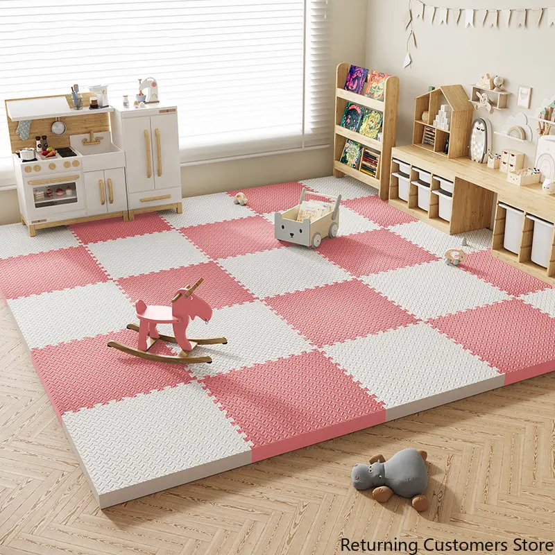 2.5CM Thick Baby Play Mats EVA Foam Puzzle Mat Children Room Activities Mat For Baby Interlock Floor Carpet Exercise Rugs 30CM