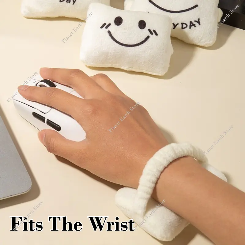 1/2Pcs Cute Wrist Rests Soft and Bouncy Mouse Keyboard Elbow Pads Comfortable Support for Office and Desk Use Worker Gamer