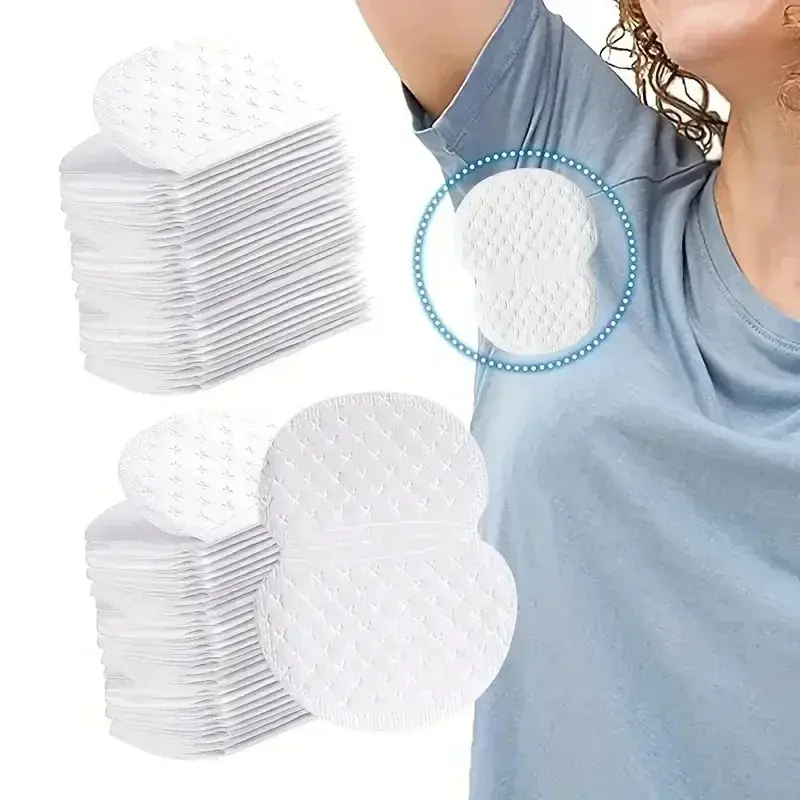 10-50Pcs Disposable Underarm Armpit Sweat Pads Sweat-absorbing Patch Summer Deodorants Pads Breathable Ultra-thin Shield Pads