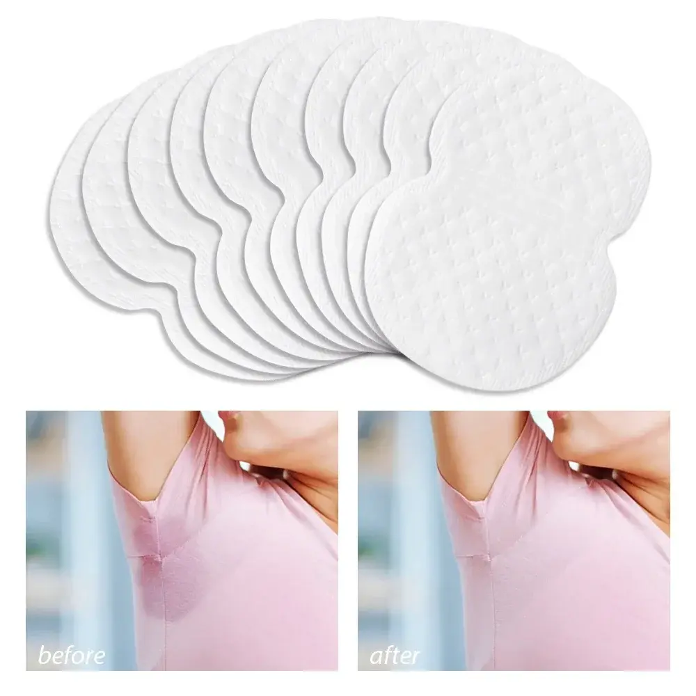 10-50Pcs Disposable Underarm Armpit Sweat Pads Sweat-absorbing Patch Summer Deodorants Pads Breathable Ultra-thin Shield Pads