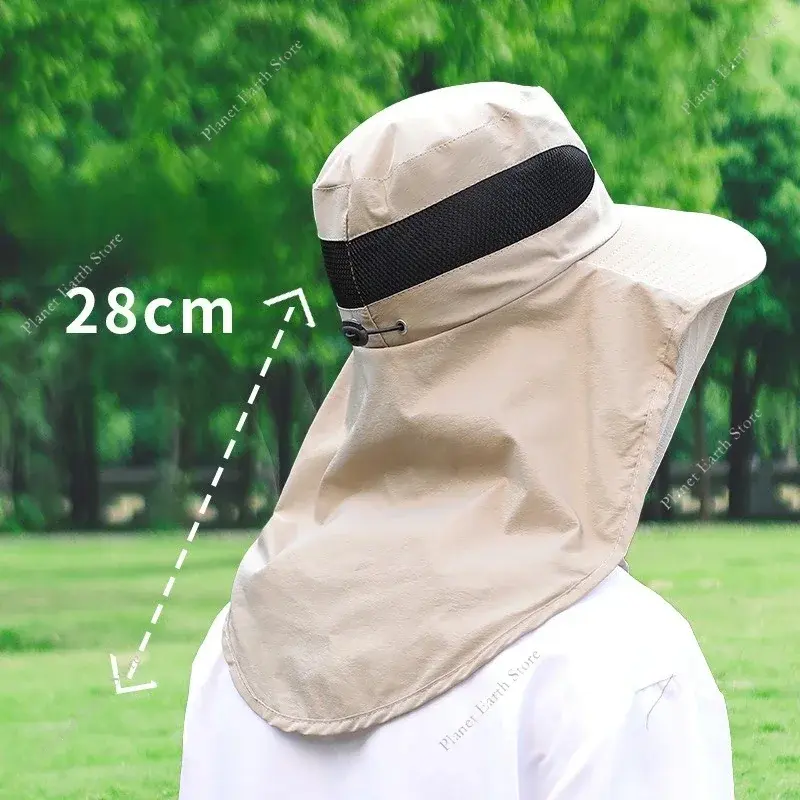Anti Mosquito Fishing Cap Breathable Adjustable Mesh Fishing Hat Fashion Repellent Insect Bee Protection for Outdoor Camping