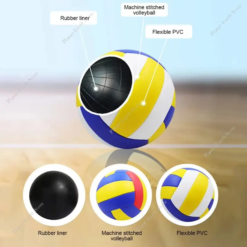 Size 5 Volleyball Professional Competition Training Volleyball for Beach Outdoor Indoor No. 5 Ball for Students Adult Teenager