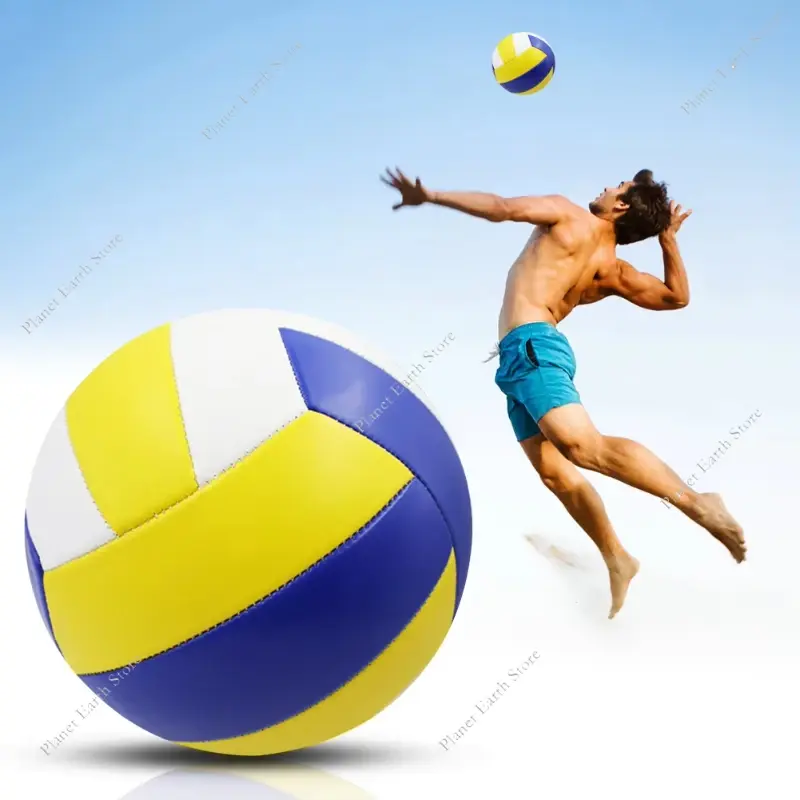 Size 5 Volleyball Professional Competition Training Volleyball for Beach Outdoor Indoor No. 5 Ball for Students Adult Teenager