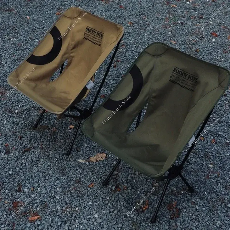 2025 Outdoor Camping Chair Portable Folding Chair Backrests Outdoor Camping Beach Picnic Chairs Folding Ultralight Camping Tools