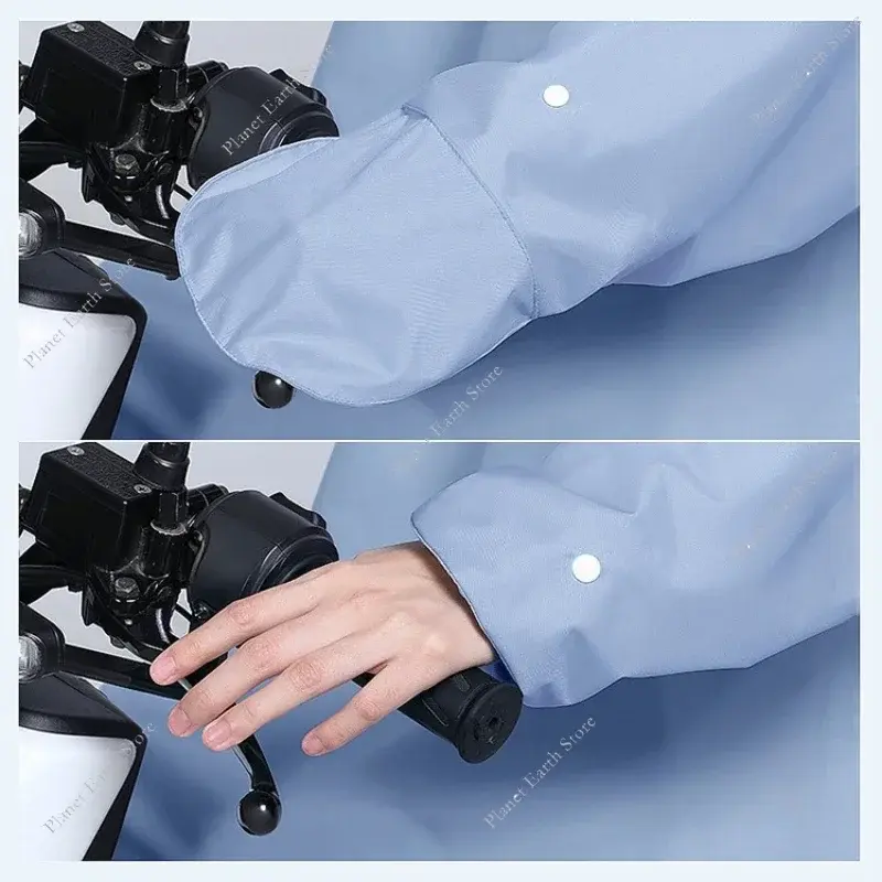 1Pc Thickened Motorcycle Raincoat Lengthen Adult Motorcycle Poncho Rain Gear Riding Equipment Men and Women Special Raincoat