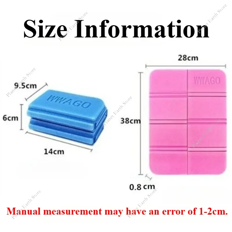 Beach Camping Mat Outdoor Cushion Folding Foam Portable Picnic Mat Proof Mats Small Picnic Pad Folding Seat Cushion Camping Pad