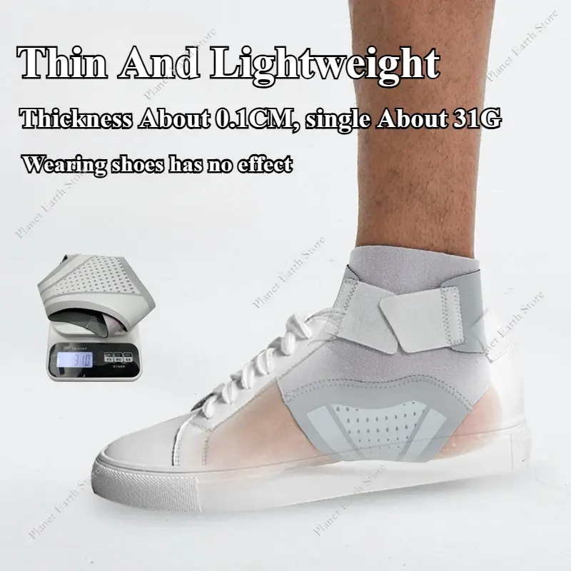 1 Pair Sport Ankle Support Protection Compression Sleeve Sock for Arch & Heel Pain Relief Hiking Basketball Running Protector