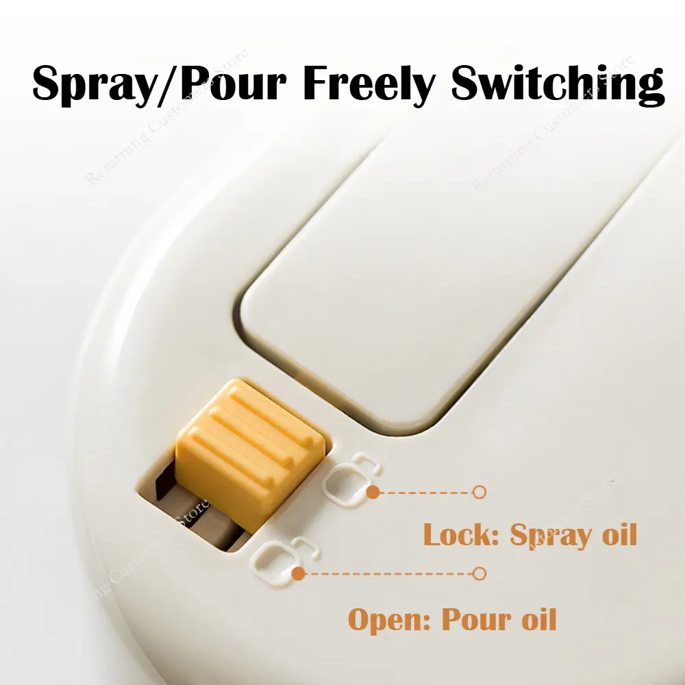 2 in 1 Glass Oil Sprayer 500ML Spray Bottle Oil Dispensers Olive Oil Sprayer Mister for Air Fryer Salad Baking Sprayer Tools