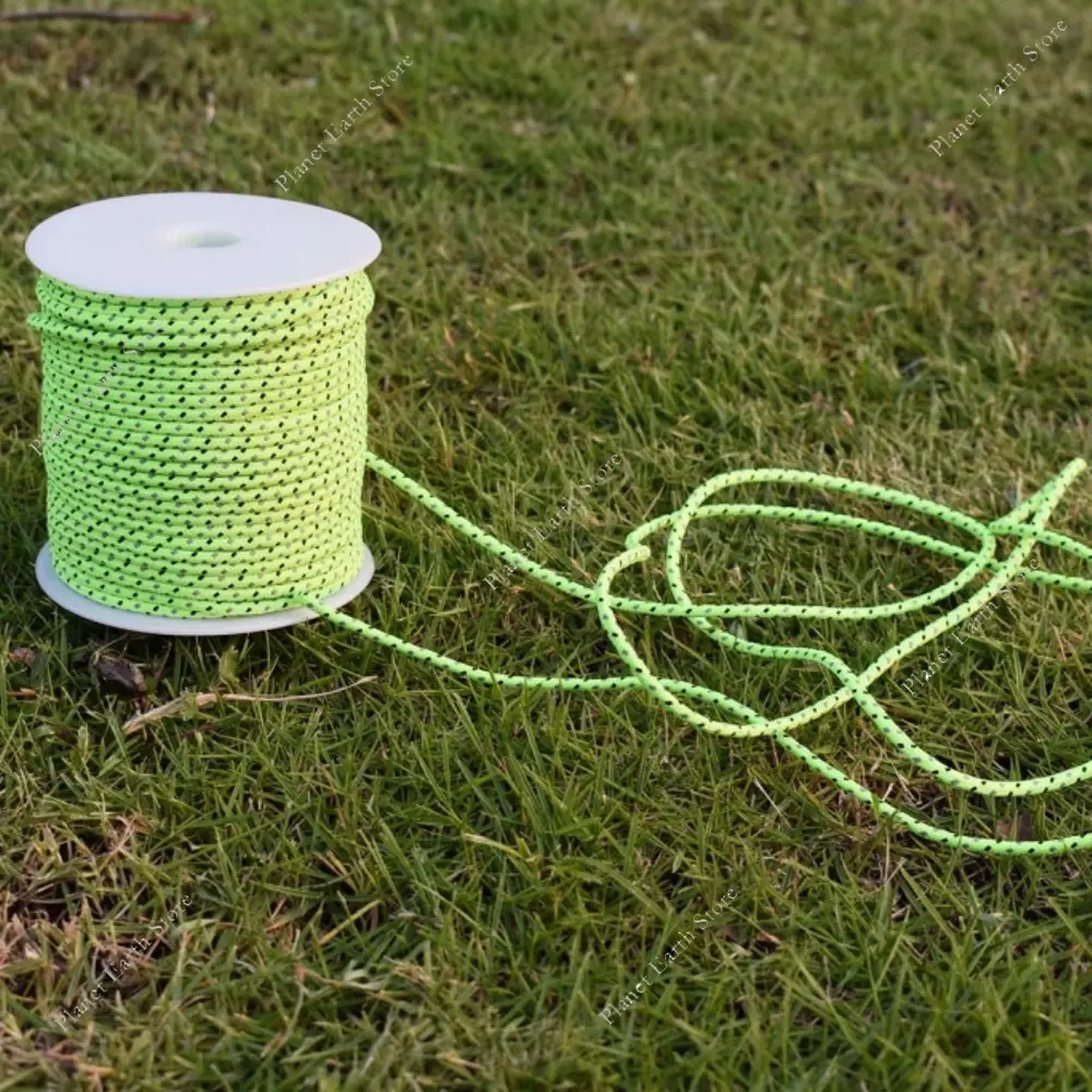 50M Reflective Paracord Outdoor Emergency Rope Parachute Cord Survival Rope Camping Hiking Tent Accessories 2.5mm Parachute Cord