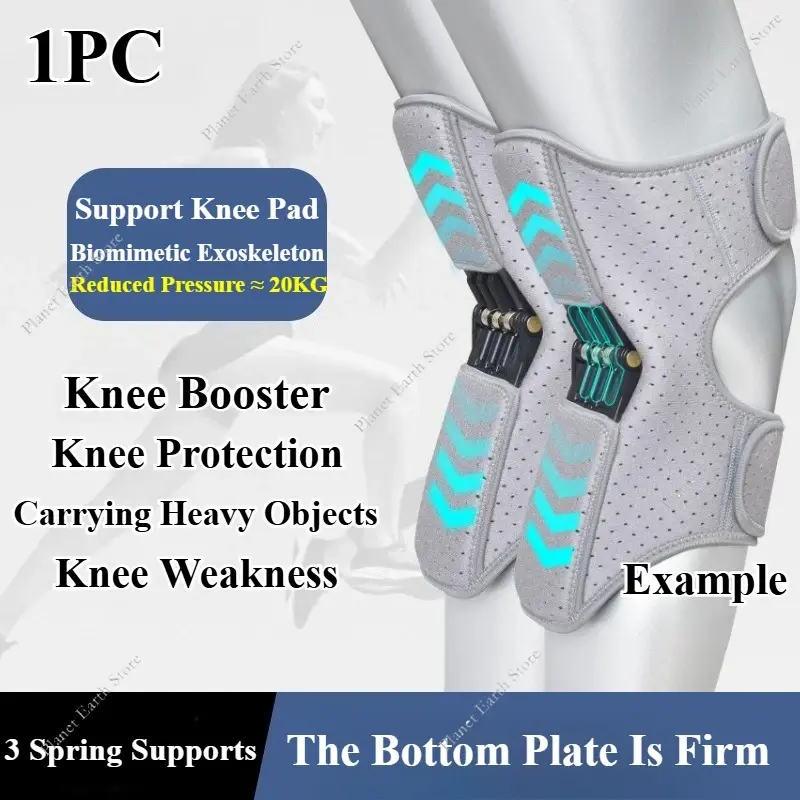 1PC Knee Protection Knee Booster Power Support Knee Pads Assisted Walking Device Patellar Support Knee Pad Stabilizer Support