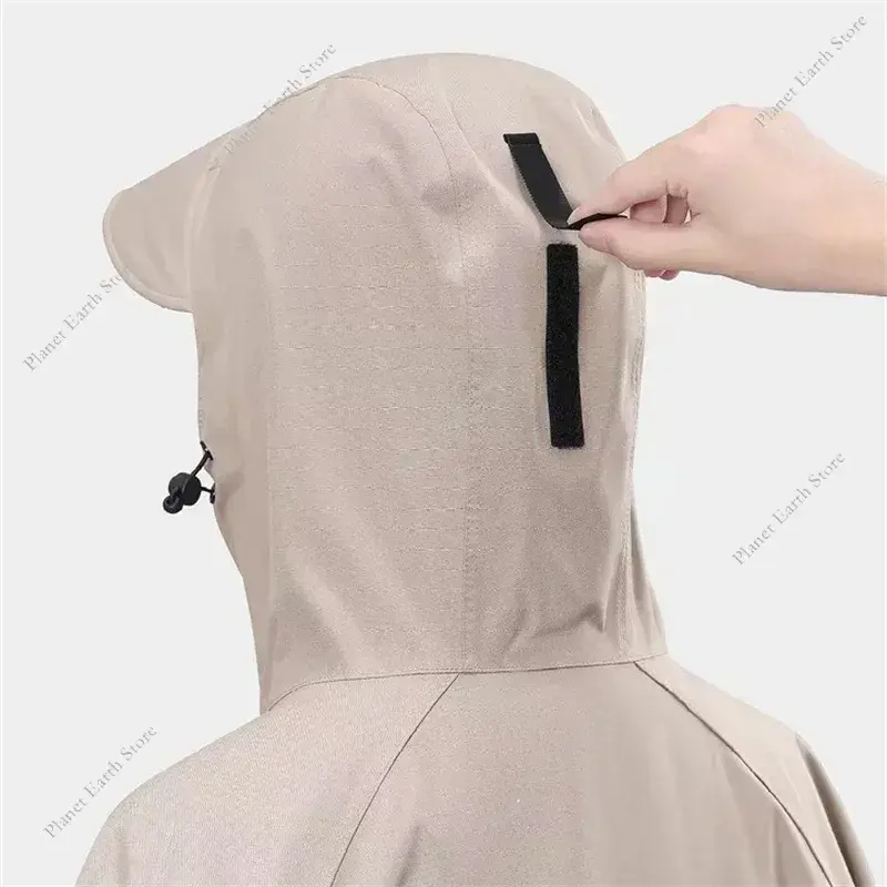 2025 1PC Thickened Adult Motorcycle Raincoat Waterproof Extended Full Body Motorcycle Raincoat Riding Electric Bike Rain Coat