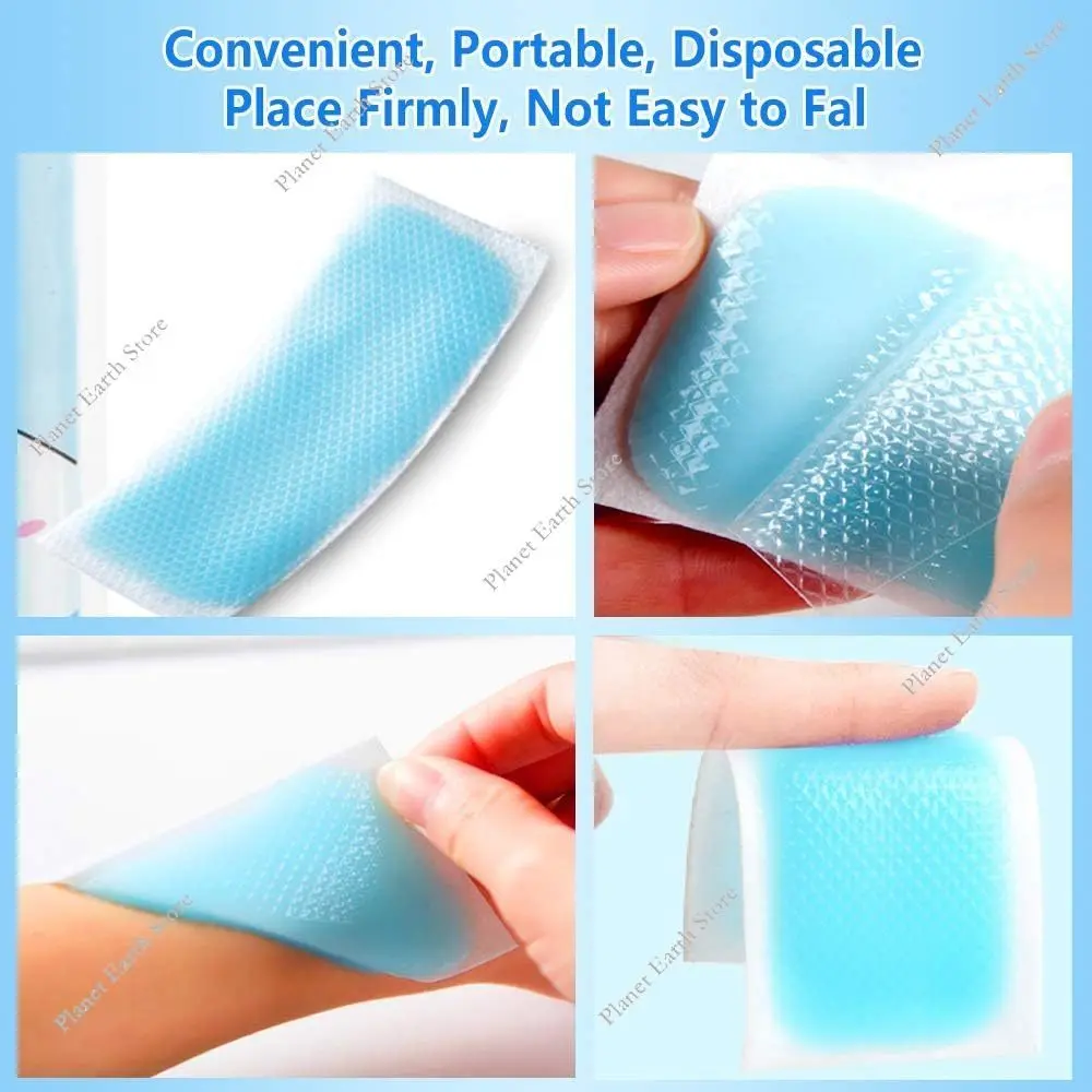 20/30PCS Cooling Patches for Fever Discomfort Cooling Fever Reducer Color Summer Ice Cool Patch Cold Compress Stickers 2Pcs/Bag