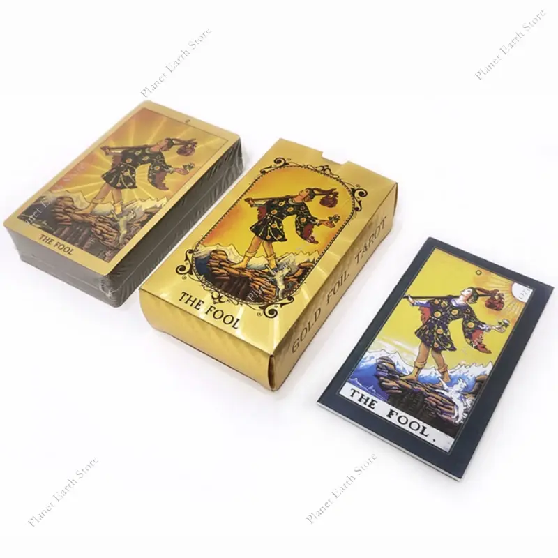 2025 12*7CM Tarot Card Classic Board Game Beginner Prophecy For Self-Learning Props Playing Game for Family Gathering ﻿