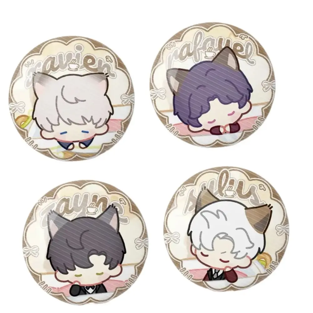 Game Love & Deepspace Sylus Rafayel Zayne Xavier Caleb Anime Homemade 58MM Badge Cartoon Emblem Brooch Cospaly Bag Decoration