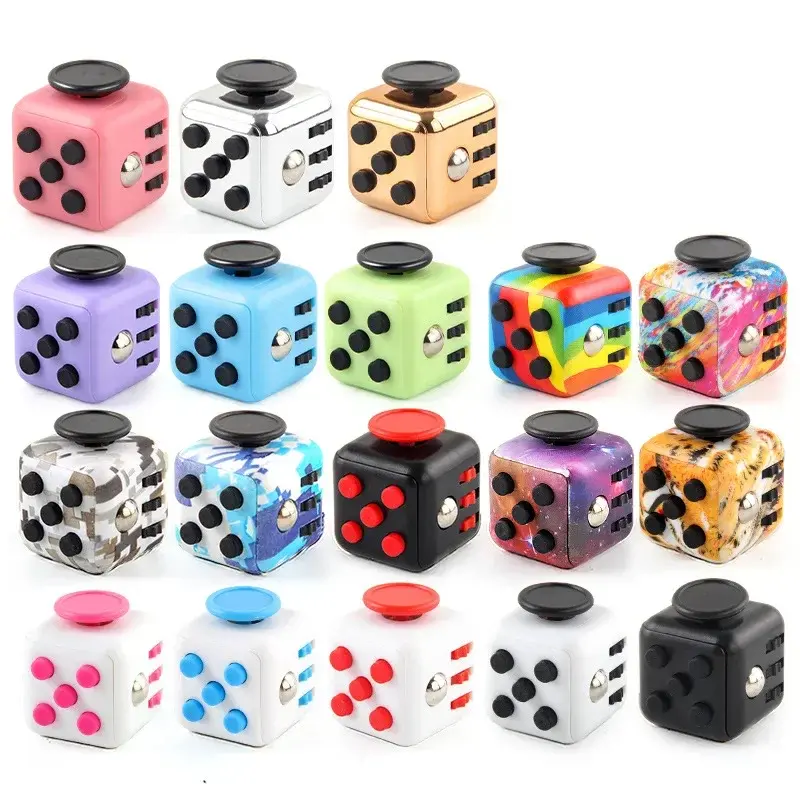 Anti stress Fidget Toys for Children Adult Offices Stress Relieving Toys Autism Sensory Toys Boys Girls Gifts Magic Dice Toys