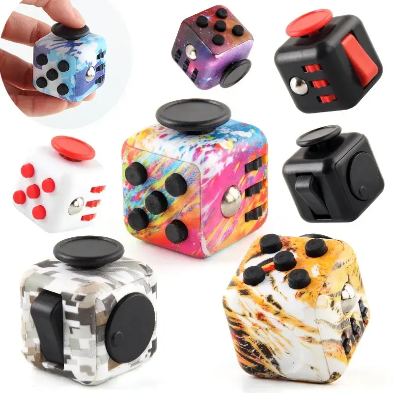 Anti stress Fidget Toys for Children Adult Offices Stress Relieving Toys Autism Sensory Toys Boys Girls Gifts Magic Dice Toys