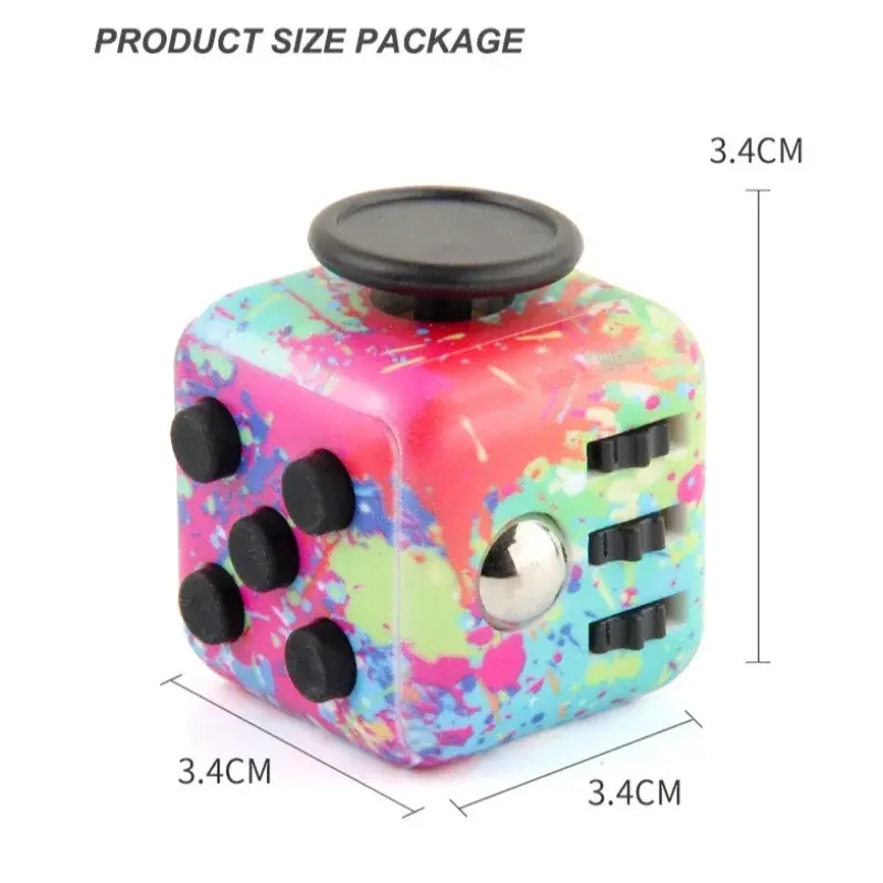 Anti stress Fidget Toys for Children Adult Offices Stress Relieving Toys Autism Sensory Toys Boys Girls Gifts Magic Dice Toys