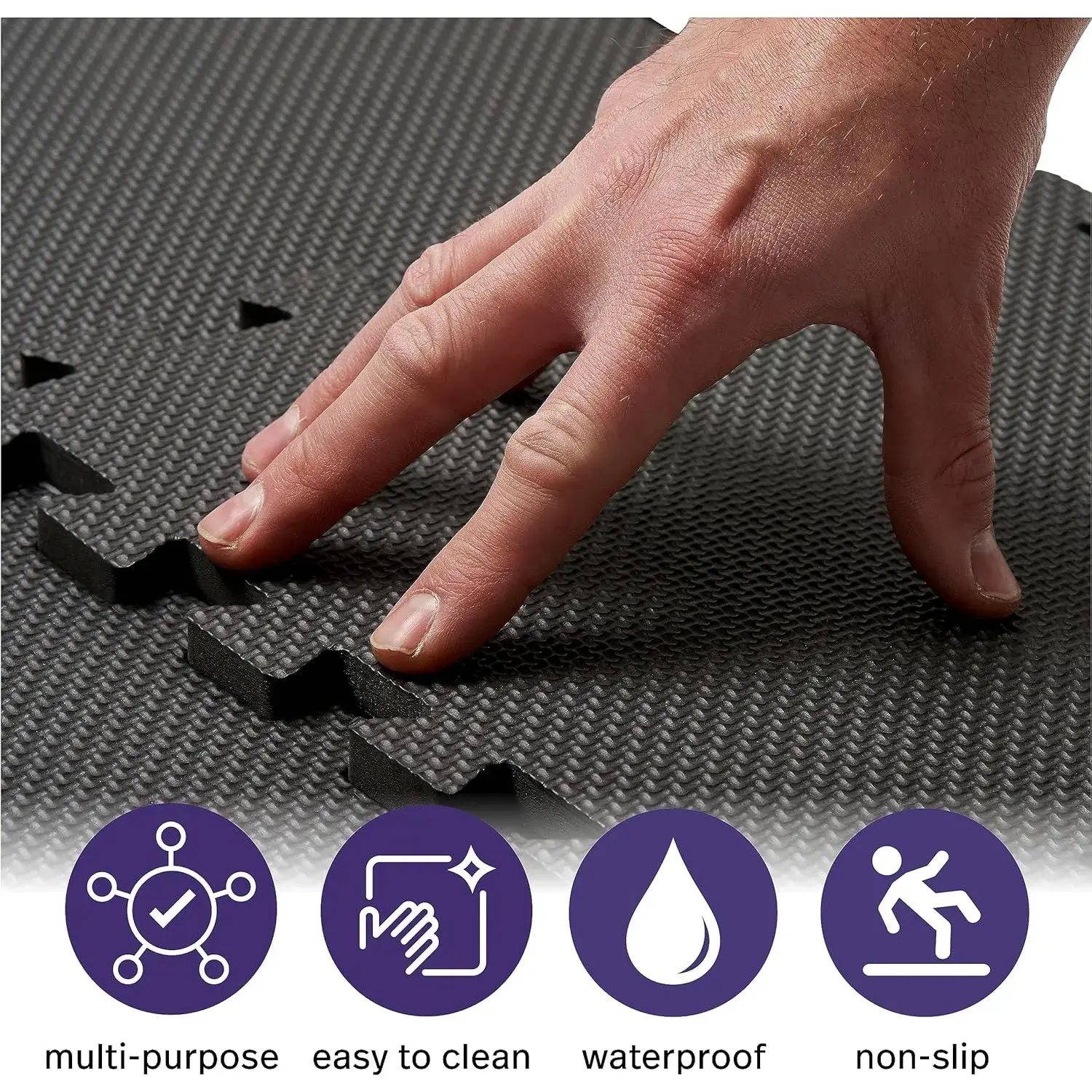 18Pcs Baby Play Puzzle Mat Child Protection Non-slip Carpet Interlocking EVA Foam Tiles Exercise Mats for Home Gym 30*30*1CM