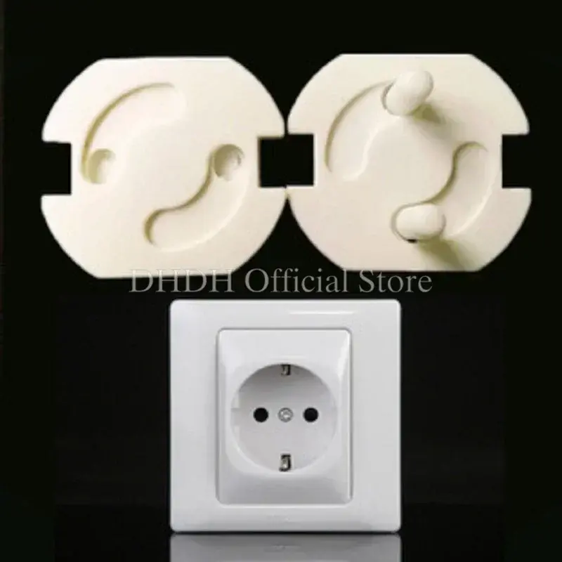 8Pcs Bear Socket Electrical Outlet Baby Kids Child Safety Guard Protection Anti Electric Shock Plugs Protector Cover Protection