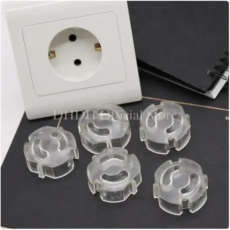 8Pcs Bear Socket Electrical Outlet Baby Kids Child Safety Guard Protection Anti Electric Shock Plugs Protector Cover Protection