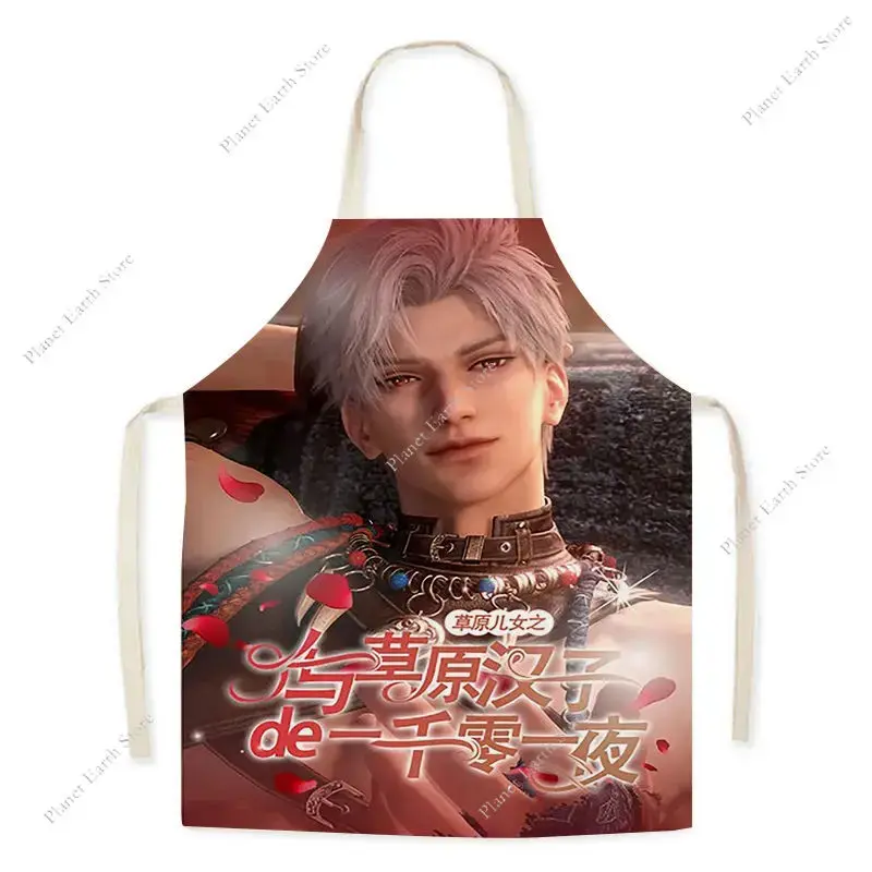 New Game Love & Deepspace Sylus Rafayel Zayne Xavier Caleb Anime Cosplay Thin Style Apron Decoration Cartoon Gifts 2025